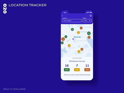 Daily UI Challenge - 020 - Location tracker adobe xd dailyui location tracker ui uidesign uxdesign
