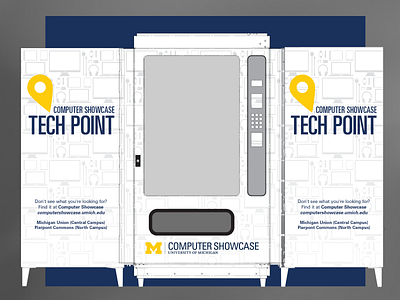 Computer Showcase Tech Point Vending Machine