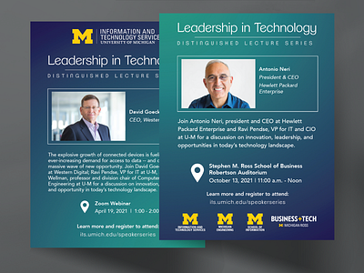 Leadership in Technology Event Series Promotions