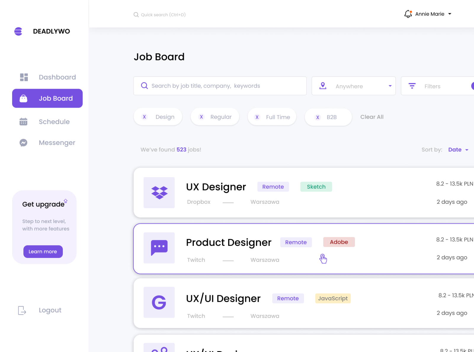 Job board Design by Omur Faruk Tushar on Dribbble