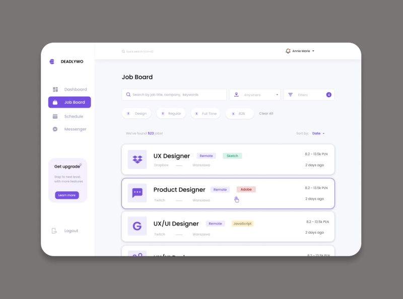 Job board Design by Omur Faruk Tushar on Dribbble
