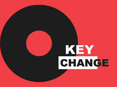 Keychange Podcast Logo abstract branding flat icon letter logo minimal modern simple vector