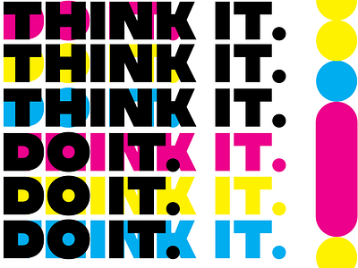 Think it Do it Poster.