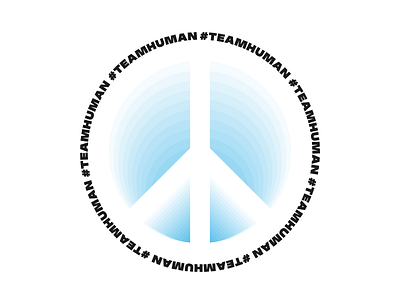 Team Human 3d advertising bold branding design graphic design illustrator logo peace product design typography vector