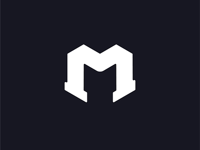 M Monogram Letter Logo