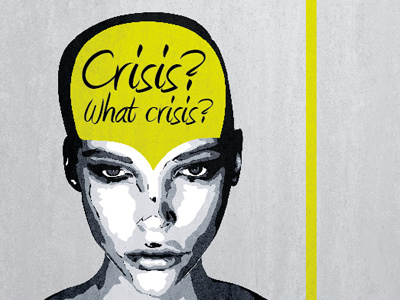 Crisis illustration illustrator poster vexel