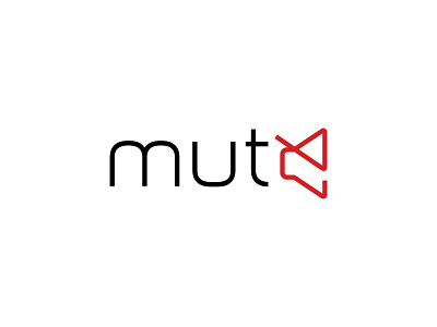 mute clever logo logo design logotype minimalism music music logo mute smart speaker speaker logo typographic logo typography verbicon wordmark