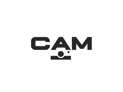 CAM cam camera camera logo clever giletroja logo logo design minimalism negative space logo photographer photography photography logo typography verbicon wordmark