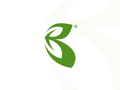 B Leaf b logo branding clever clothing cosmetics leaf logo logo logo design logodesign minimalism monogram natural natural logo typography