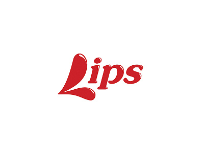 Lips clever creative giletroja lips logo logodesign minimalism red smart typography