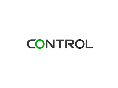 Control app clever control controlcenter disable enable giletroja logo minimalism smart typography website