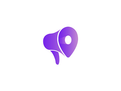 Location Notification app clever giletroja location logo loudspeaker map mappin minimalism notification pin smart