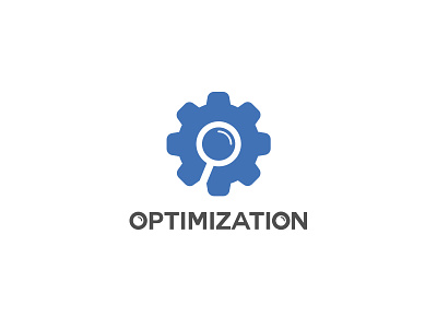 Optimization clever giletroja logo magnifier minimalism negativespace optimization seo settings smart website