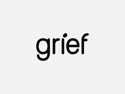 Grief clever grief logo logo design minimalism minimalist logo smart typography unhappy unhappy man unlucky verbicon