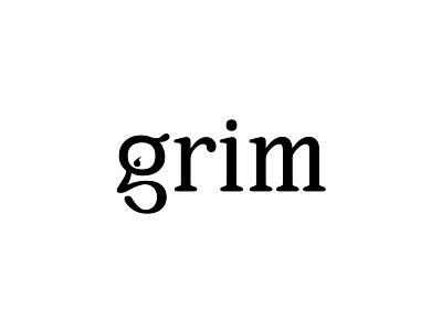 grim angry angry logo face face logo furious grim grim logo grimace logo minimalism typography verbicon