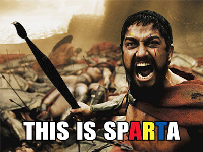 This is Sparta' Spoof by OmenAesir on DeviantArt