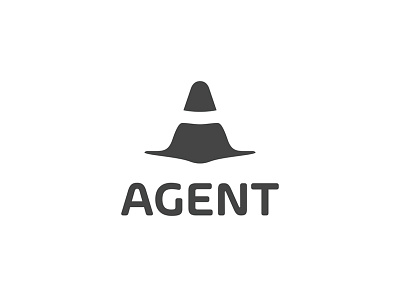 Agent agent agent logo agents clever hat hat logo hats logo logodesign logotype minimalism smart