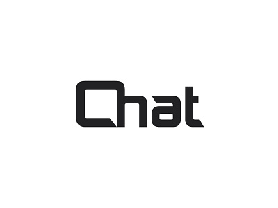 Chat chat chat bubble chat logo clever logo design message minimalism negative space smart talk talk logo typography verbicon