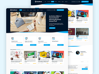 Online course provider UI/UX - Edumend