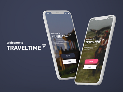 (Concept) Traveltime by Tsogtoo-Bilegt adobe xd photoshop ui ux application design concept concept design ui ux uidesign uxdesign