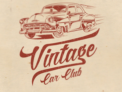 Old World car cars classic club emblem garage icon logo old race retro vintage