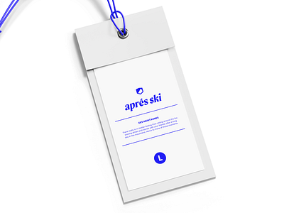 Aprés Ski — Clothing Tag