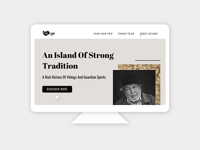 Iceland Brand // Desktop Design app branding design iceland typography uidesign ux design web design web developer