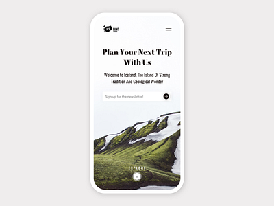 Iceland Brand Series // Mobile Design