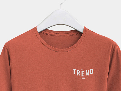 Trend Shop T-Shirt Design brand branding clothing brand clothing design design layout love minimalism typography