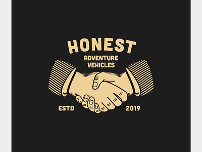 Logo ~ Honest Adventure Vehicles adventure brand branding design icon illustration logo minimalism typography van vanlife vector vintage web design