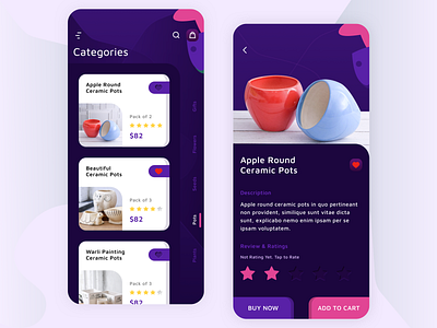 Flower App Screen Color Option addtocart android app app design branding categories design flower gradient ios los angeles mobile mobile app plants ui uidesign uiux wvelabs