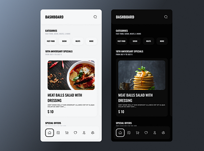 Food delivery app concept for restaurant clean concept delivery design food minimal phone app restaurant ui ux