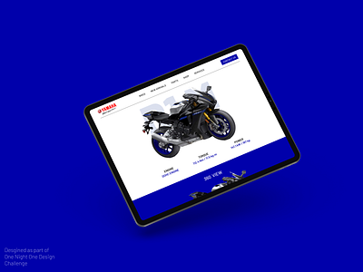 Yamaha Product Page Design