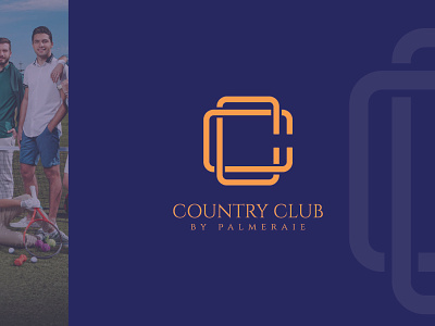 Country Club by Palmeraie Logo branding graphic design logo visual identity