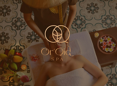 Or'Qid Spa Logo branding graphic design logo