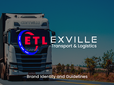 EXVILLE Transport & Logistics Logo branding graphic design logo