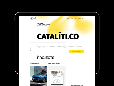 Website - Cataliti.co adobexd desktop figmadesign hero liquid ui ux web webdesign