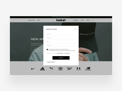 E-commerce - Kasket adobexd design figmadesign ui uiux
