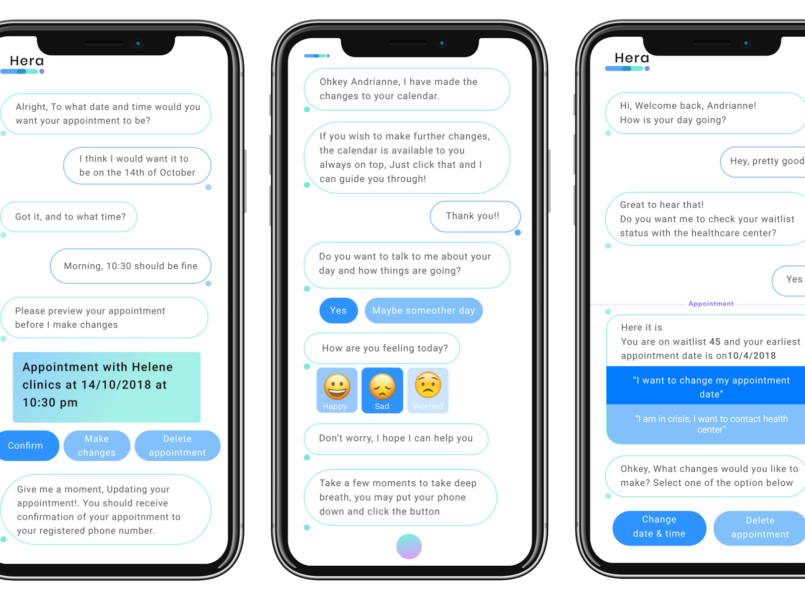 Mental health chatbot by Visakh Viswam on Dribbble