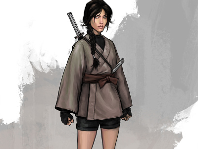 J character characterdesign concept art conceptart monk ninja samurai visual development