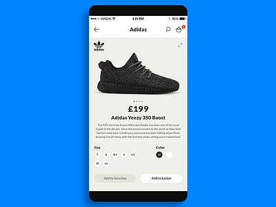 Sneaker App Concept (WIP)