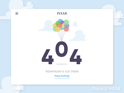 Daily UI challenge #008 — 404 Page