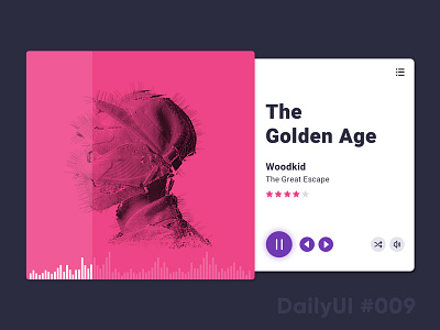 Daily UI challenge #009 — Music Player