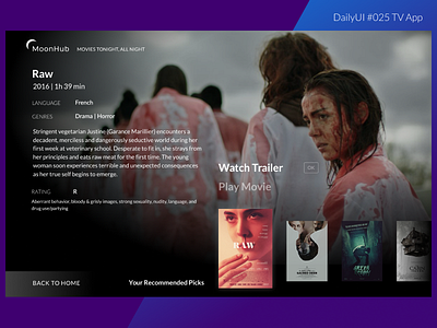 DailyUI 025 TV App