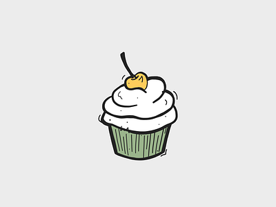 A Cupcake, please! content creation illustration