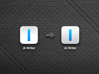 Writer app icon ipad redesign