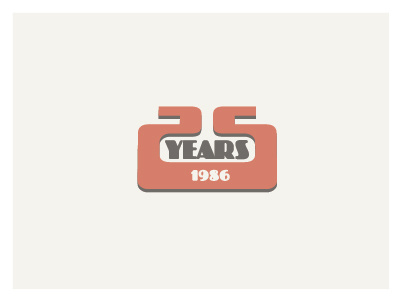 25 years 25 anniversary retro years
