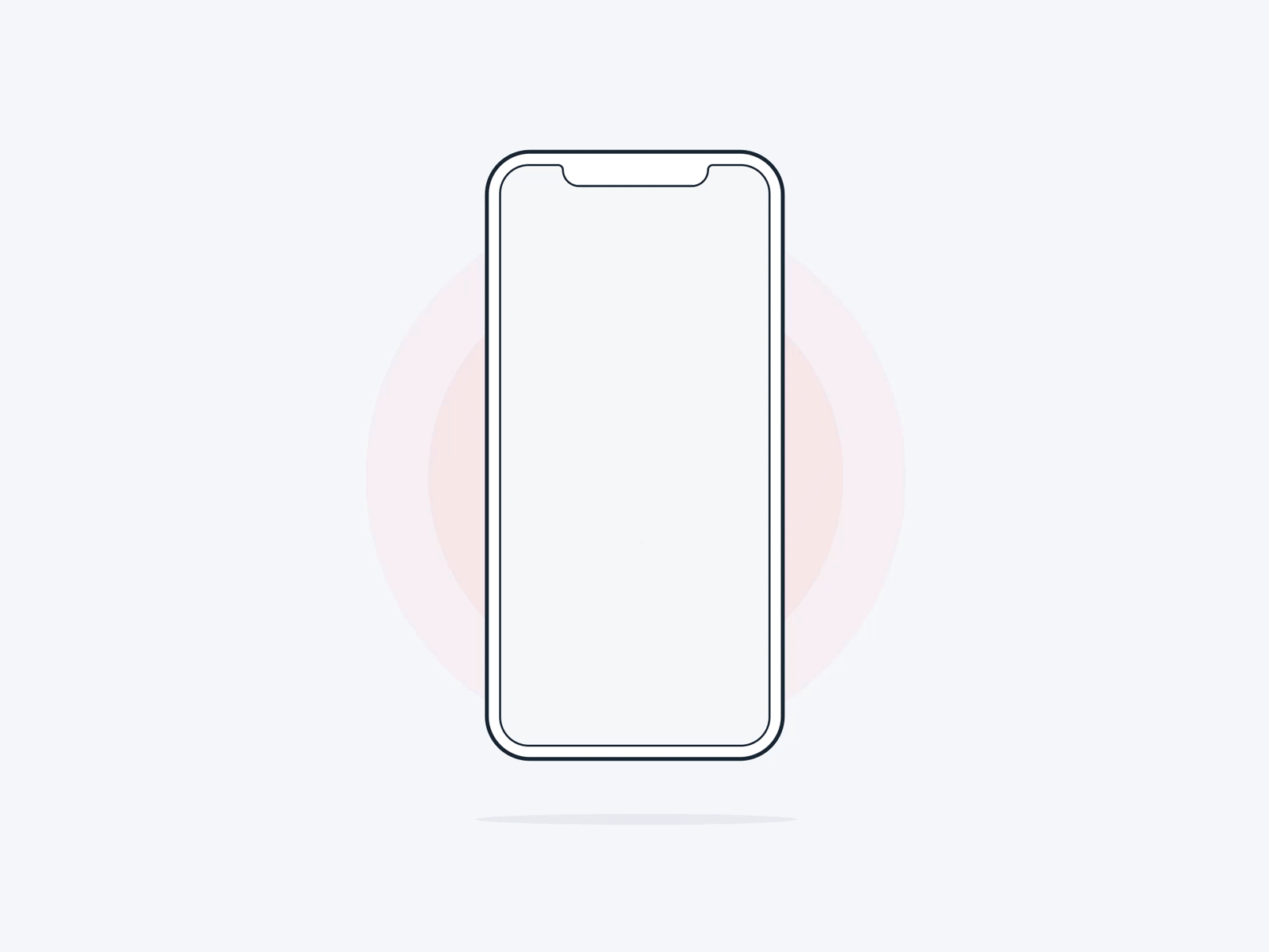 Face ID/Touch ID identification animation banking gif graphic design identification