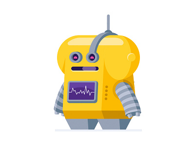 Toolio android assistant bot droid illustration machine robot slackbot