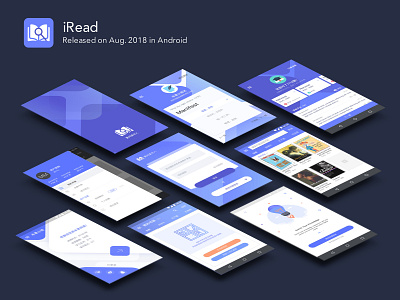 Ui Iread app design ui ux